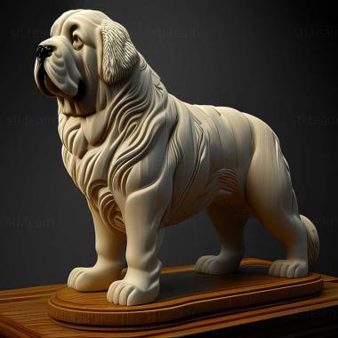 3D model Pyrenean Mastiff dog (STL)